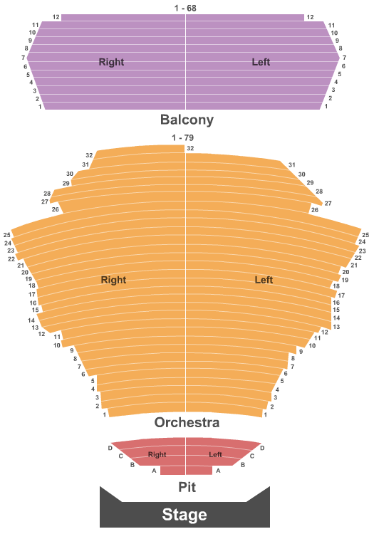 San Jose Center For The Performing Arts A Beautiful Noise Seating Chart
